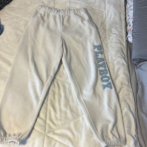 pacsun playboy fleece joggers